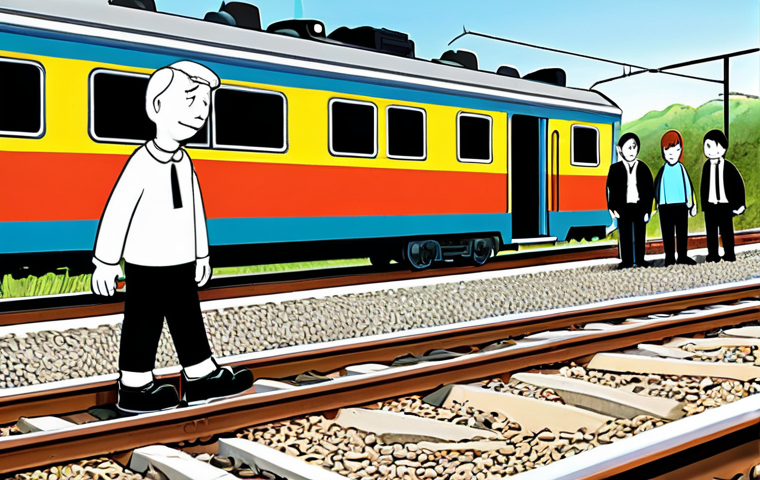 Emotional Intelligence & Empathy**

"A group of friendly, diverse cartoon trains, fully clothed, helping a sad train on a bright, sunny railway track with colorful scenery in the background. safe for work, appropriate content, family-friendly. Focus on expressions of concern and support. Perfect anatomy, correct proportions, natural pose, well-formed hands, proper finger count, natural body proportions, professional illustration."

**