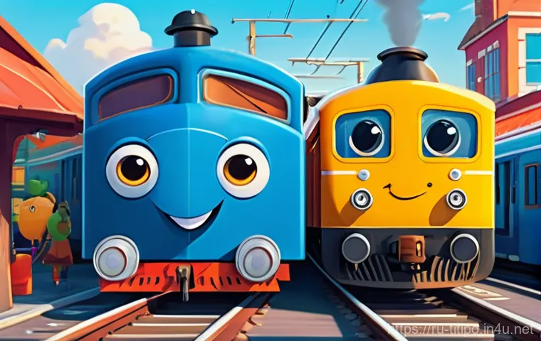띠띠뽀 인물관계도 - **Prompt 1: Friendship and New Beginnings at Titipo Station**
"An uplifting and heartwarming ill...