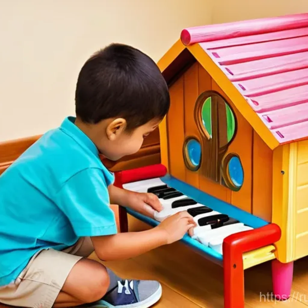 띠띠뽀 전시회 리뷰 - **Prompt:** A group of joyful preschool and early elementary school children are actively engaged in...