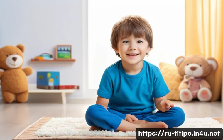 띠띠뽀 무료 스트리밍 정보 - **Image Prompt 1: Cozy Titipo Viewing**
"A happy 5-year-old Russian boy, with short brown hair, ...