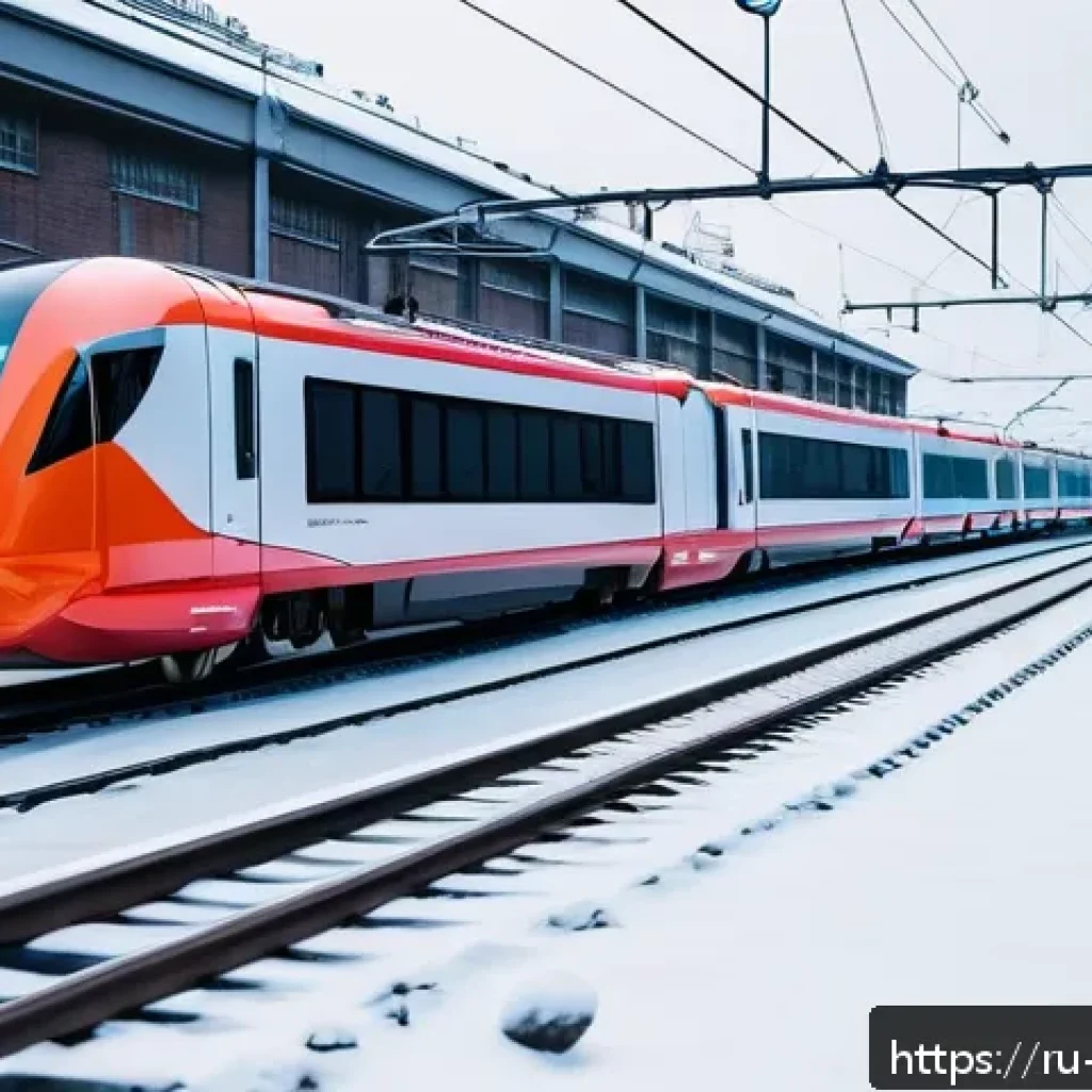 띠띠뽀와 관련된 철도 기술의 혁신 - A futuristic railway maintenance scene featuring autonomous drones and digital sensors scanning rail...